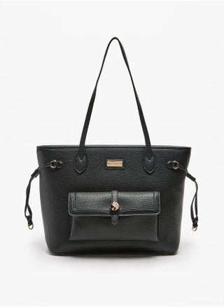 Textured Tote Bag with Zip Closure and Top Handle - pzsku/Z87C83DB6217AED9BDAE3Z/45/_/1721819046/1bc99062-f89d-4047-a2a5-b7ba057831fe