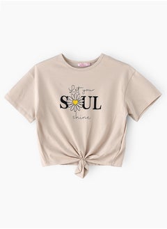 Jelliene Sunshine Squad: Girls' Comfy Cotton Tees Playful Prints & Summer Fun  - Image 1