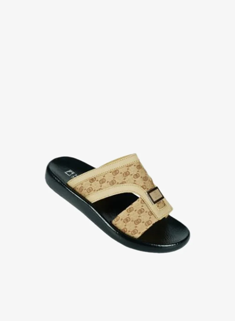 barjeel uno 008-3578 Barjeel Uno Boys Arabic Sandals B-63102 Beige