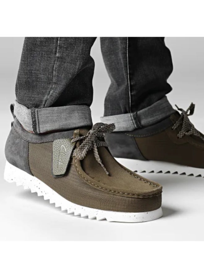 كلاركس حذاء كلاركس والابي  الكاجوال المنخفضة المصنوعة من الجلد المدبوغ - Image 1