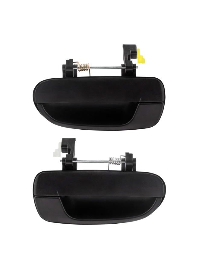 Boxi 80686 80687 Set of 2 Outside Exterior Rear Left and Right Door Handles Replacement for Hyundai Accent 2000 2001 2002 2003 2004 2005 2006 - Textured Black (Replace 83650-25000 83660-25000) - Image 3