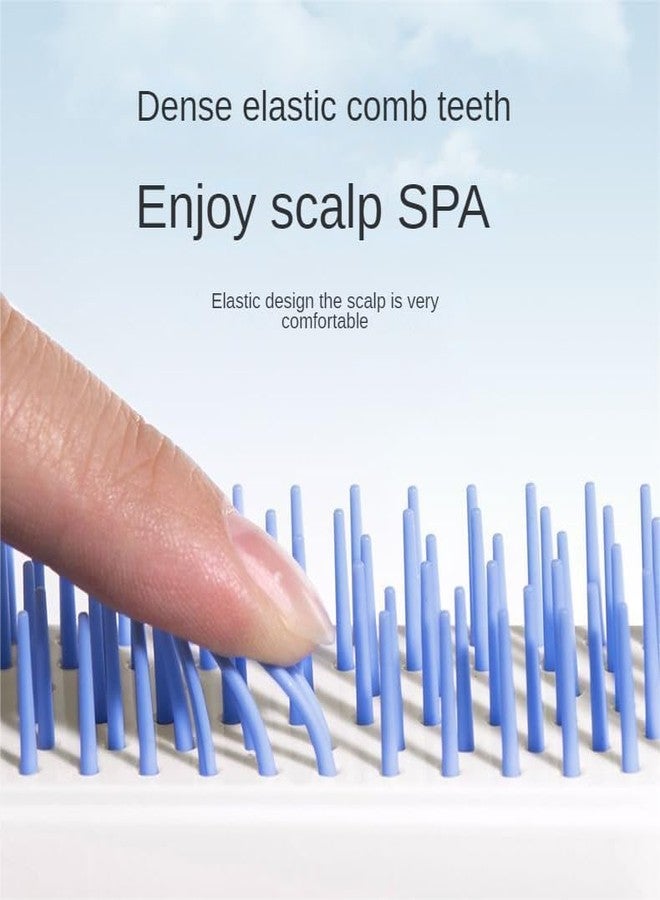 HARIRUP Self-Cleaning Massage Comb, Retractable Rotary Lift Hair Styling Tool, Multicolour, Pack of 1 - Image 4