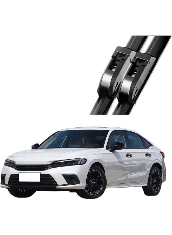 AOLIN Honda Civic Windshield Wipers, 10Th Generation Civic Wiper Blades [2016-Present], Wipers, Wiper Blades, A-Grade Rubber Strip - Image 3