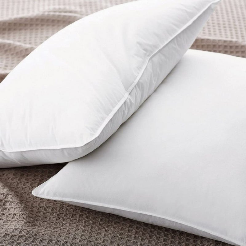 Booming Pillow BOOMING PILLOW Polyester Fibre Attractive Sleeping Pillow Pack of 2White 40x67  - Image 1