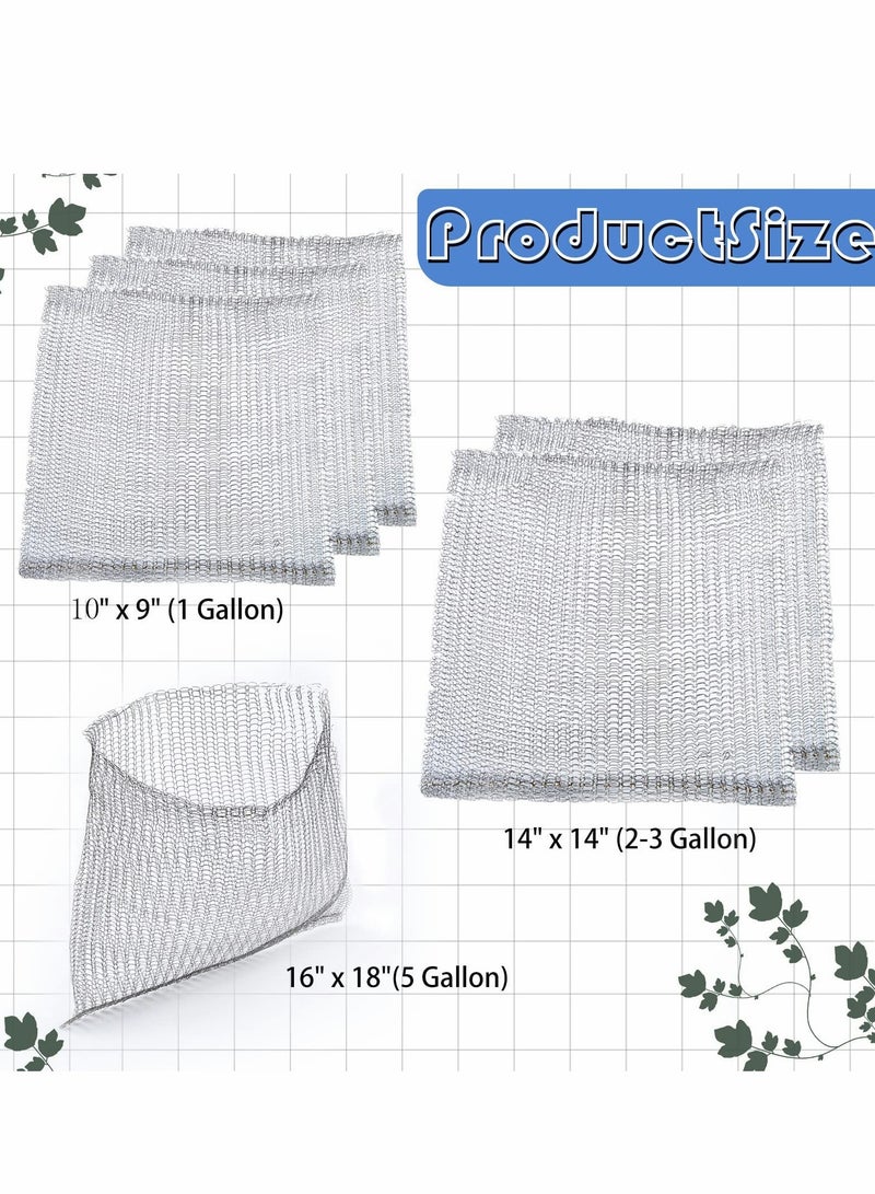 Zikra شبكة حماية جذور النباتات، حماية النباتات والأشجار والزهور والبصيلات من الفئران الأرضية، الجحور والخلد – حل لمرة واحدة، لا حاجة لطارد 6 – عبوة - Image 5