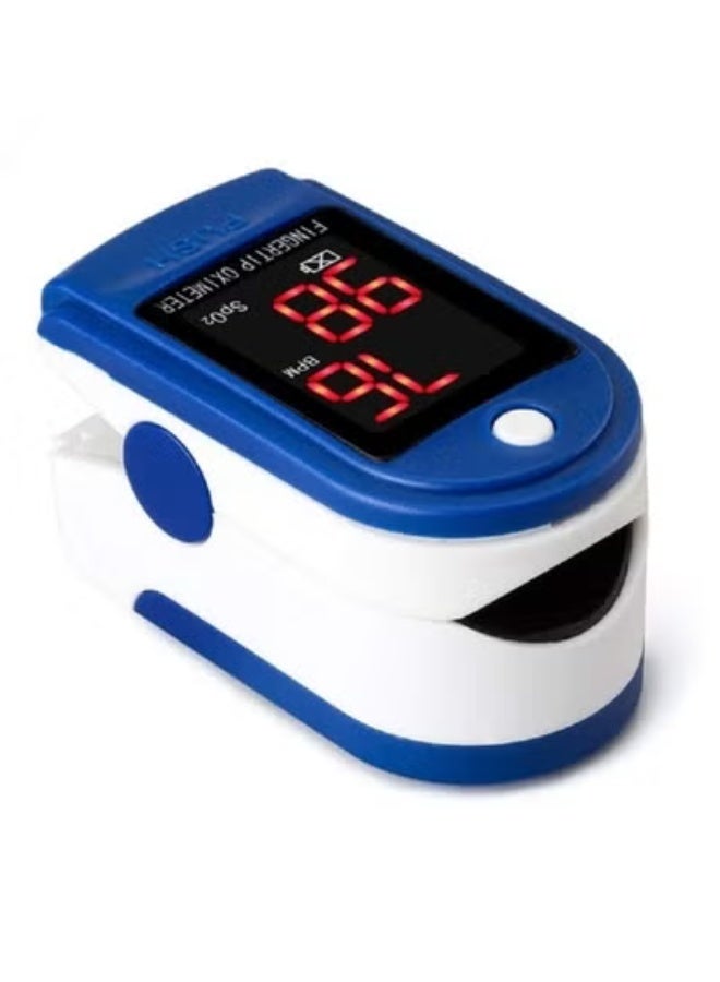 Digital Fingertip Pulse Oximeter Blood Oxygen Saturation Monitor and Heart Rate Tracker with LED Display and Instant Readings for Home and Fitness - Image 1