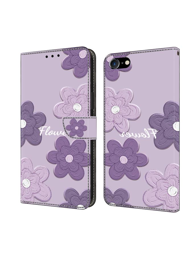 S-TOP Case For iPhone 7 Plus / 8 Plus Fresh Painted Leather Phone Case - Image 1