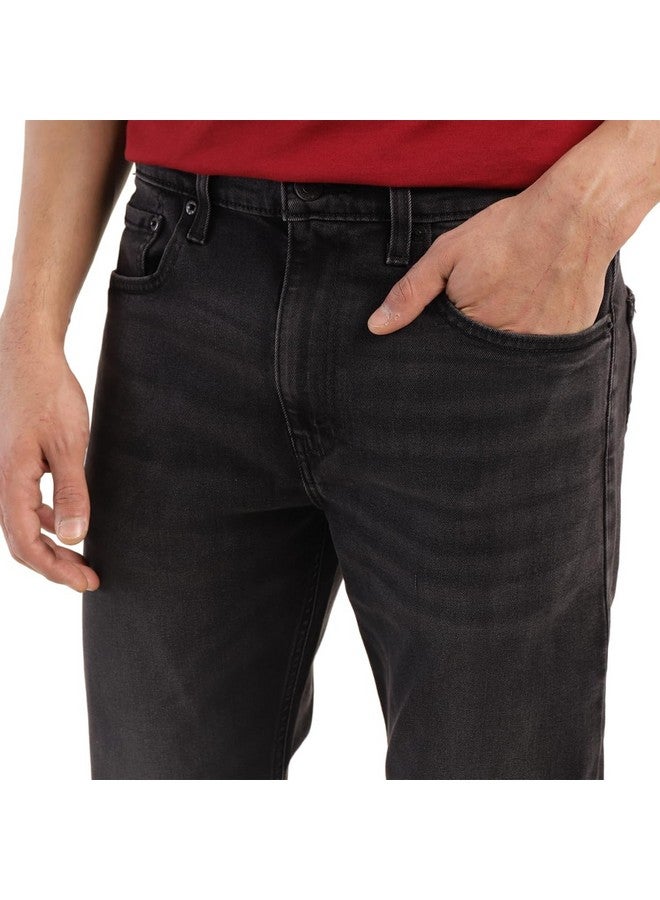 ليفايز بنطلون جينز Levi's 512 للرجال بقصّة Slim Taper Fit ومتوسط الارتفاع وبلون فاتح قابل للتمدد باللون الأسود - Image 5