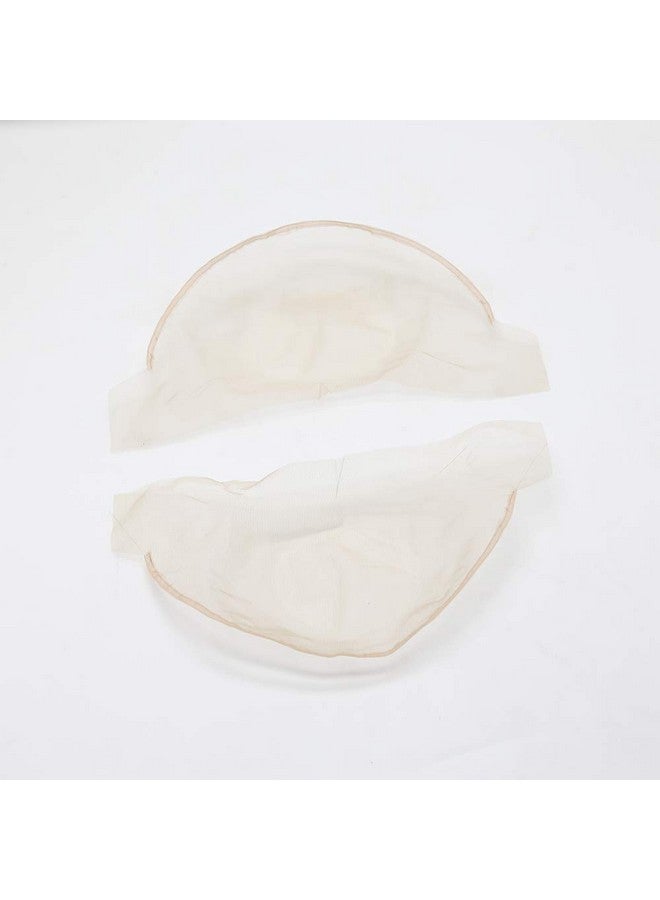 BTWTRY 13x6 Lace Frontal Net Material Transparent Color Swiss Lace Frontal Closure Base 2Pcs Foundation Wig Accessories Lace Net for Making Frontal (13x6 Lace Net, Transparent) - Image 1