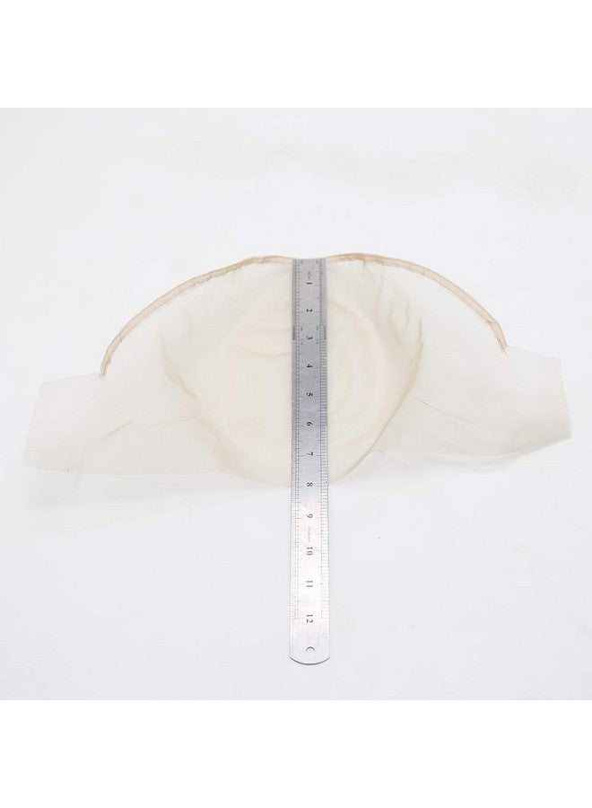 BTWTRY 13x6 Lace Frontal Net Material Transparent Color Swiss Lace Frontal Closure Base 2Pcs Foundation Wig Accessories Lace Net for Making Frontal (13x6 Lace Net, Transparent) - Image 5
