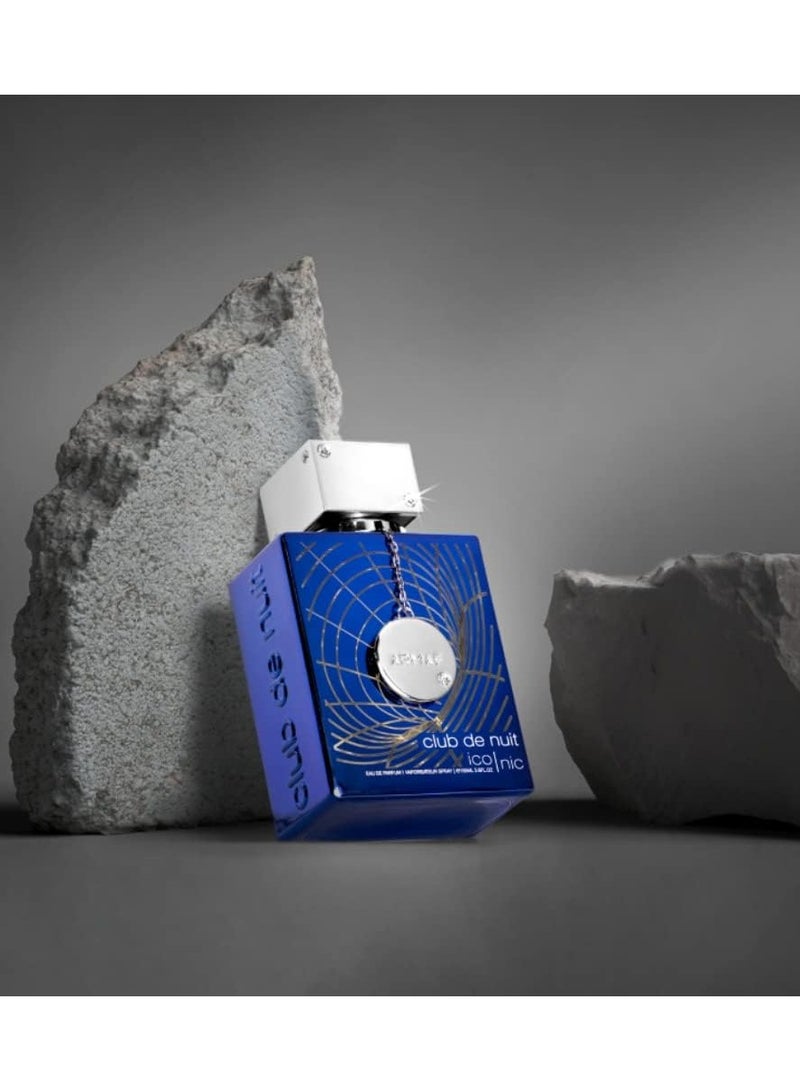 أرماف ارماف كلوب دي نوي ايكونيك او دي بارفان للرجال 105 مل ازرق، عطور للرجال - Image 4