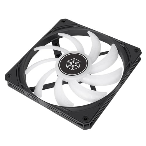 Silverstone Technology Air Slimmer 140 ARGB Enhanced 140mm Slim Fan with FullRange PWM and ARGB Lighting Effects SSTAS140BARGB - Image 3