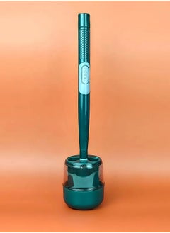 Zorqon Silicone Toilet Brush With Liquid Dispensing Green  - Image 2