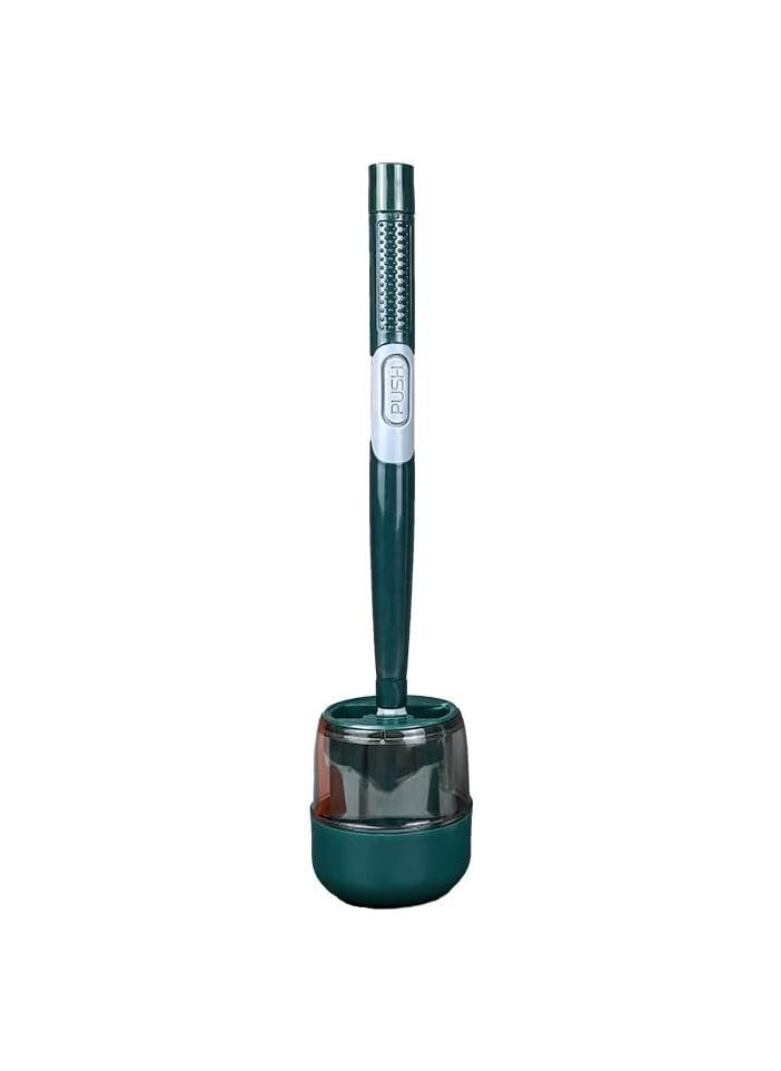 Zorqon Silicone Toilet Brush With Liquid Dispensing Green  - Image 3