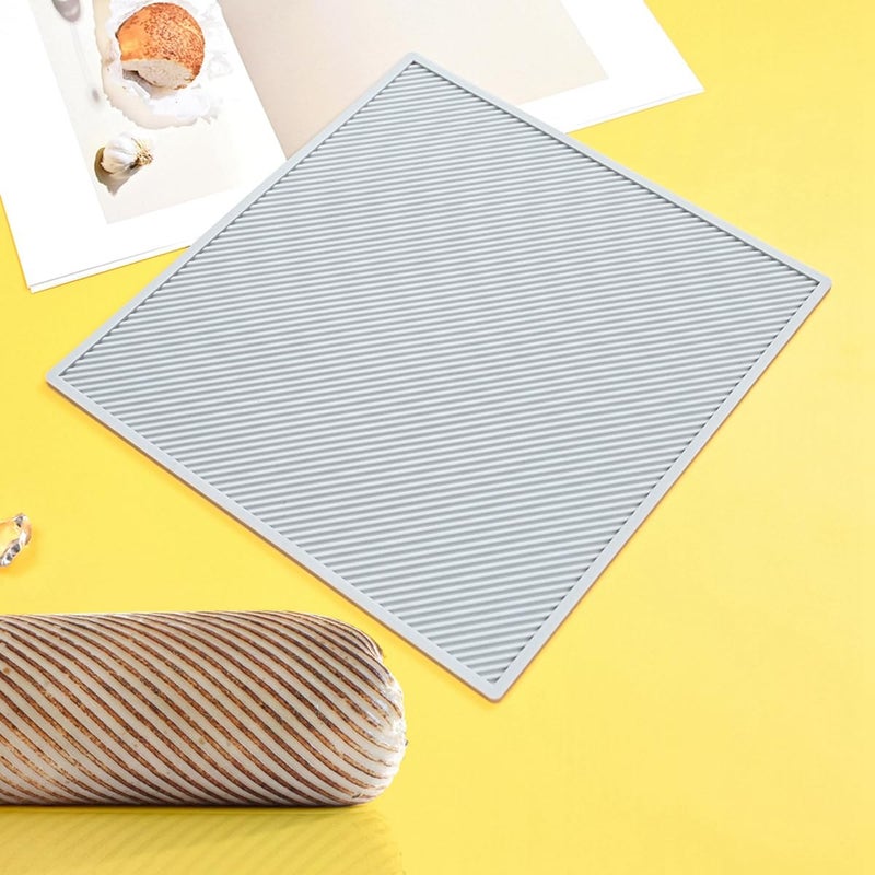 TUKE 3D Cake Lace Mold Stripe Lace Mat Embosser Texture Silicone Mould Fondant Chocolate Stencil Border Bakeware Cake Decorating (A_ Stripe) - Image 5