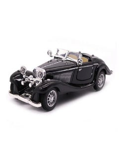 die cast 1:28 Scale Pullback Diecast Metal Antique Classic Model Cars Collectible Toy Gifts (Black,Length 6.5in/16.8cm)  - Image 1