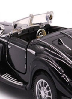 die cast 1:28 Scale Pullback Diecast Metal Antique Classic Model Cars Collectible Toy Gifts (Black,Length 6.5in/16.8cm)  - Image 4