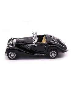 die cast 1:28 Scale Pullback Diecast Metal Antique Classic Model Cars Collectible Toy Gifts (Black,Length 6.5in/16.8cm)  - Image 5