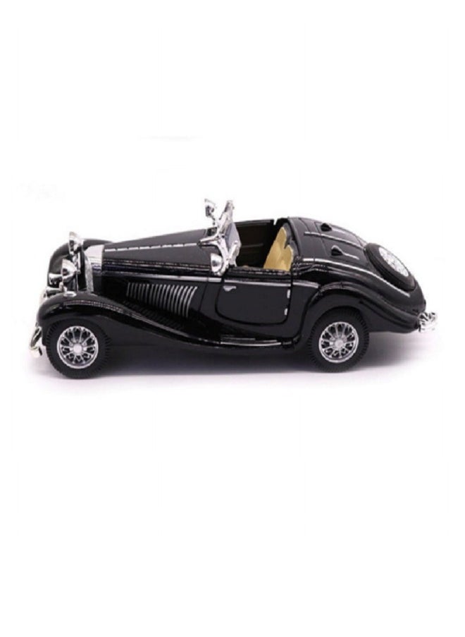 die cast 1:28 Scale Pullback Diecast Metal Antique Classic Model Cars Collectible Toy Gifts (Black,Length 6.5in/16.8cm)  - Image 5