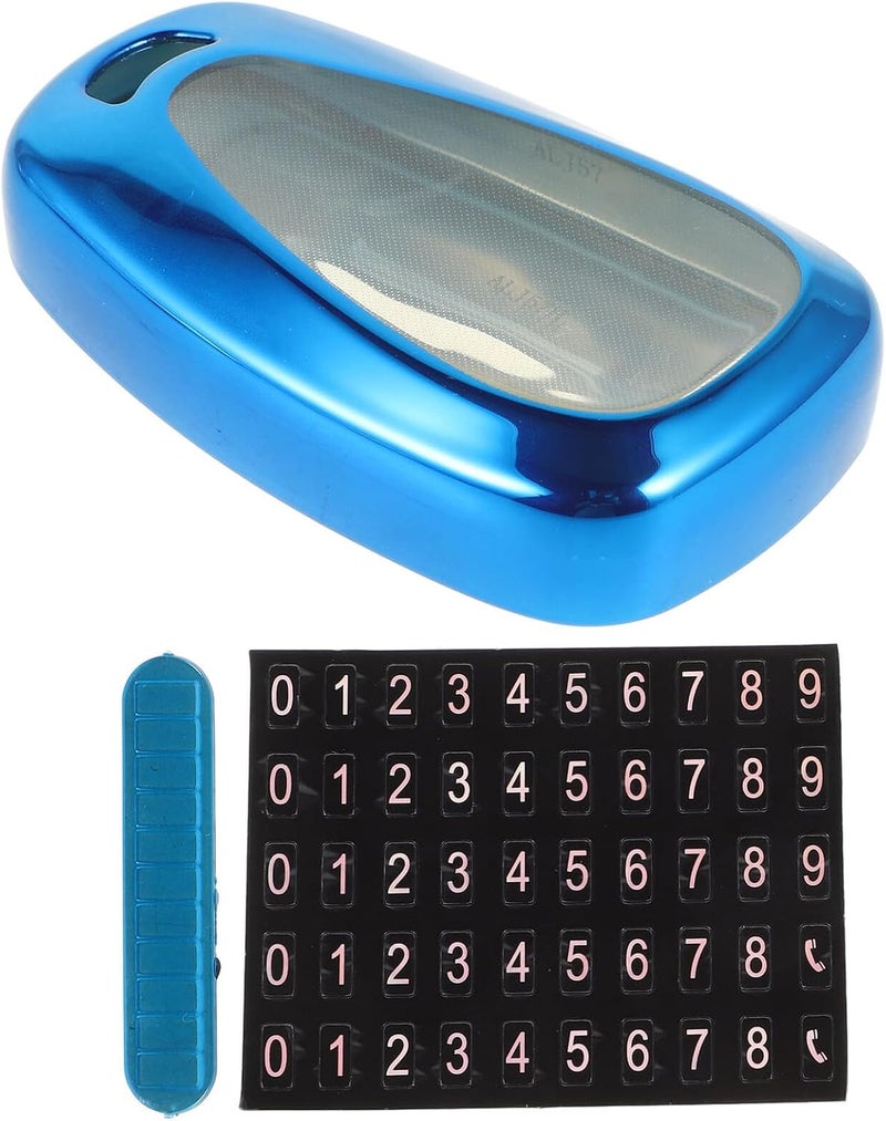 Car Key Fob Cover TPU Key Case Protector Compatible with Chevrolet Mid-Size SUV Compact SUV with Number - Image 1