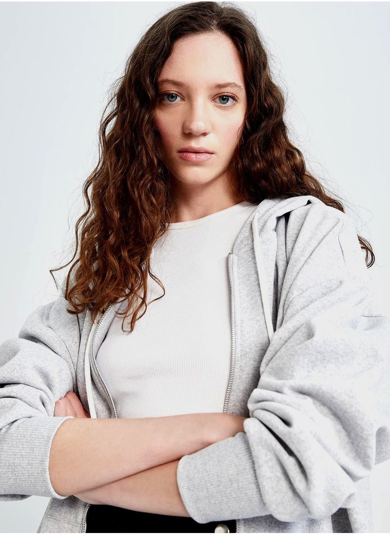 DeFacto - Zip Thru Cardigan - Image 1