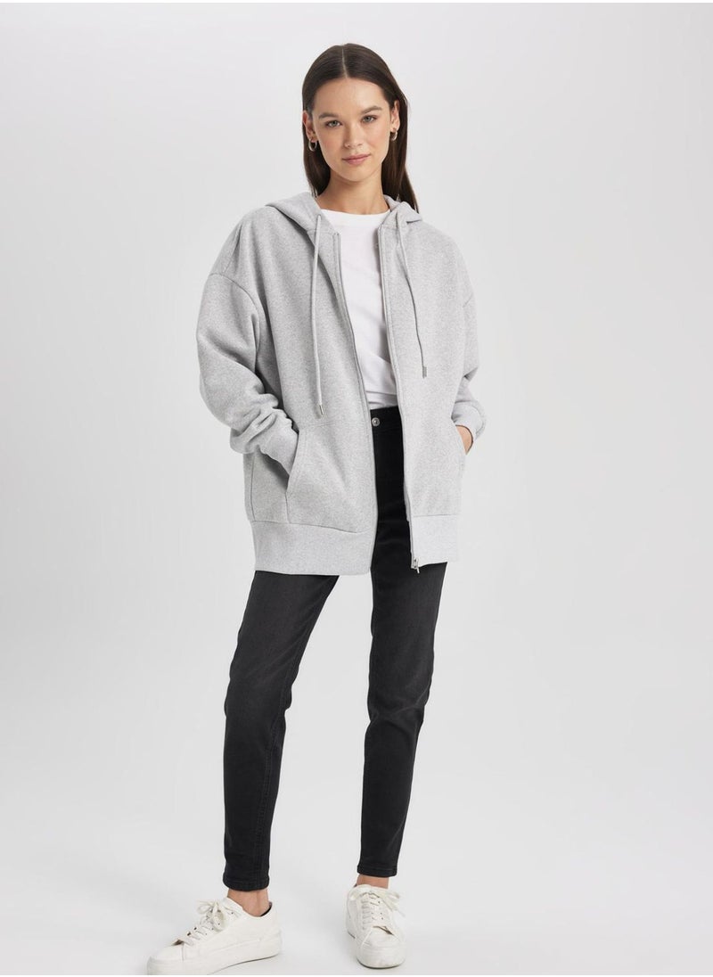 DeFacto - Zip Thru Cardigan - Image 1