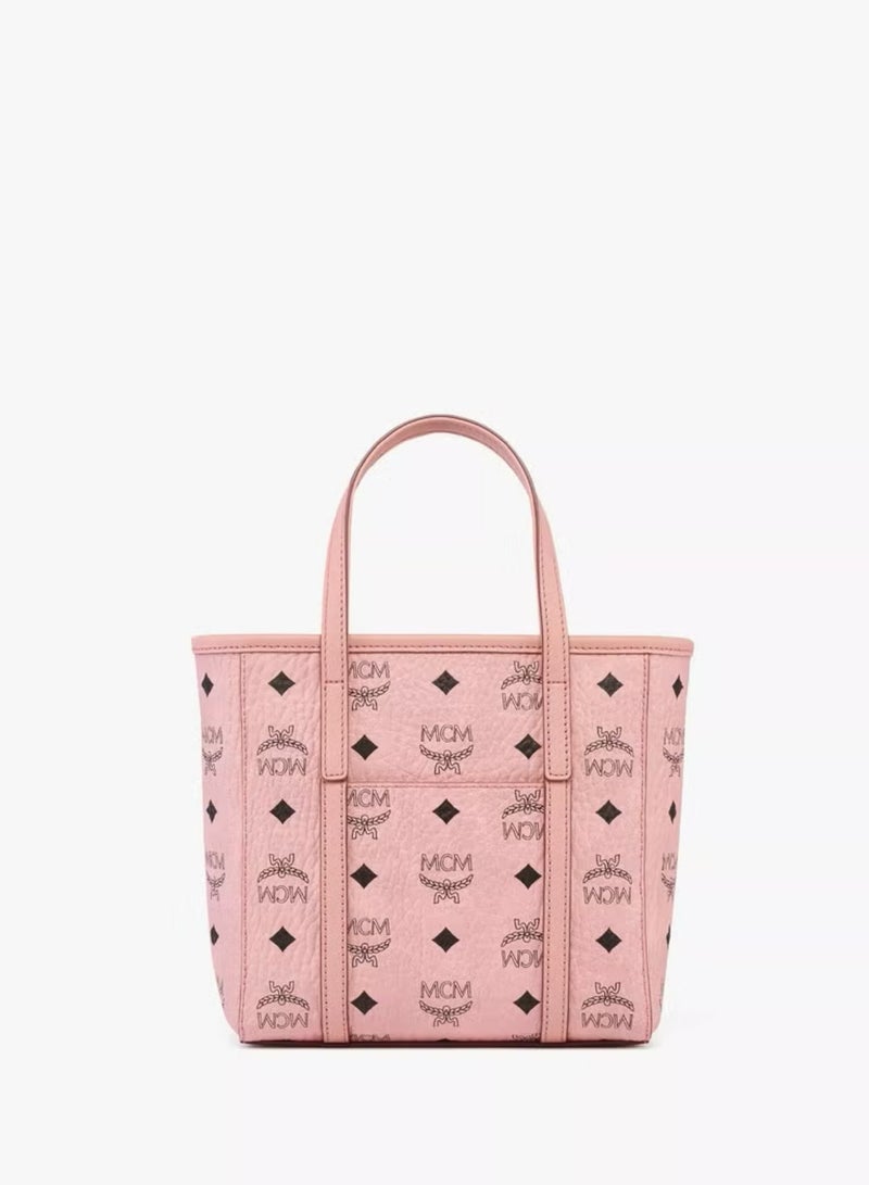 MCM TONI Mini handbag Diagonal tote bag（Pink） - Image 4