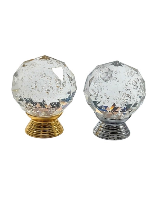 Stark Elegant Crystal Knobs  Add a Touch of Glamour and Refinement to Your Cabinets and Furniture with Sparkling Crystal Drawer Pulls