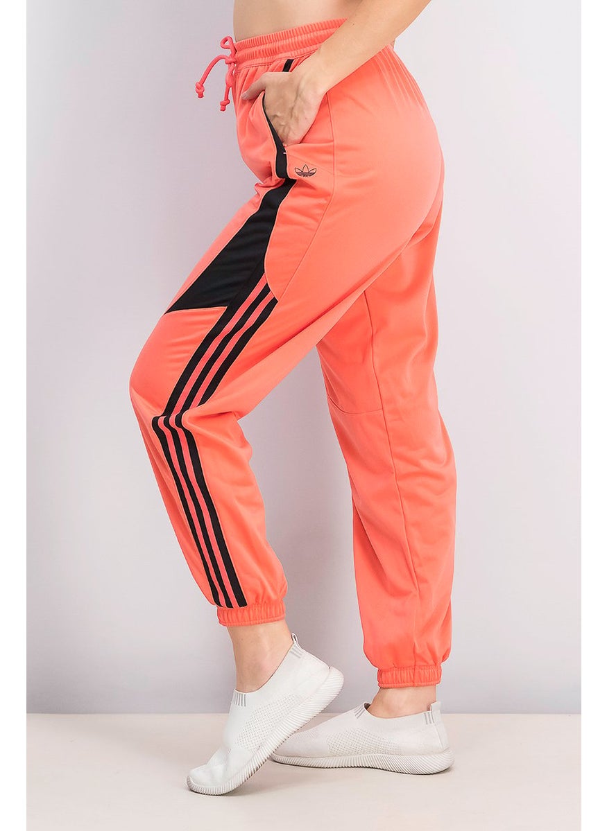 Adidas Women Drawstring Track Pants, Peach  - Image 3