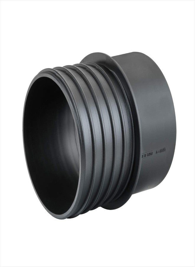 POWERTEC 70284 4" Quick Connect Coupler with Left-Hand Threaded End to 4" I.D. Flexible Hose - Image 1