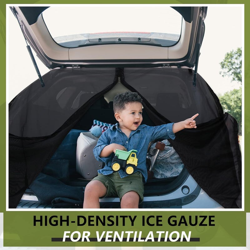 Yahenda Car Camping Net - Breathable Mesh Tent for SUV Tailgate with UV Protection - Image 5