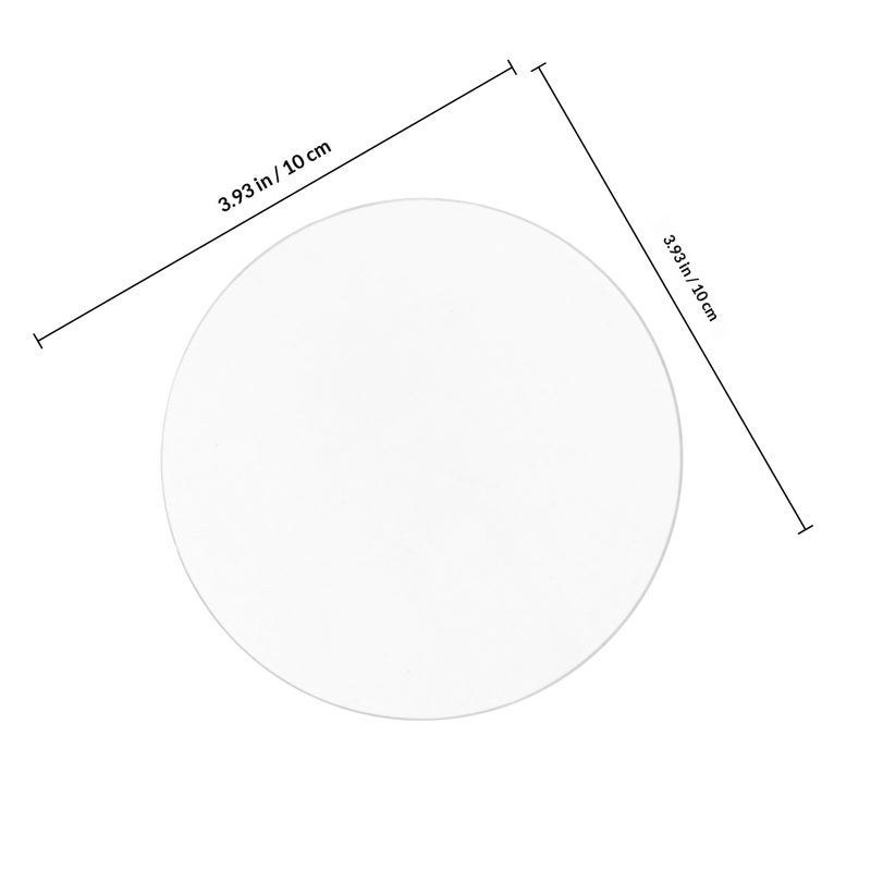 Double Convex Glass Lens 10cm Diameter 300mm Focal Length For Labs Laboratory Experiments - Image 2