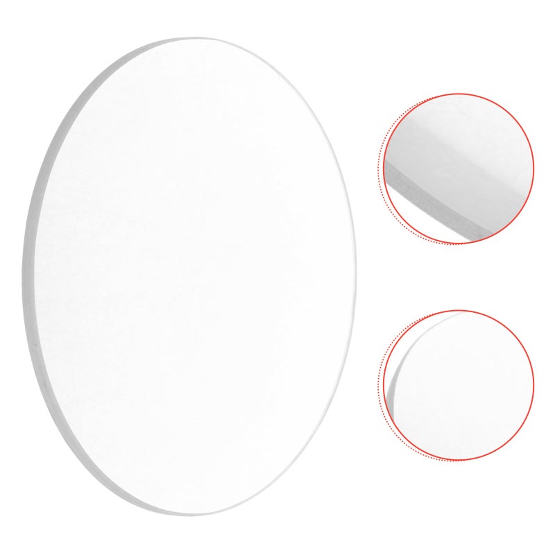 Double Convex Glass Lens 10cm Diameter 300mm Focal Length For Labs Laboratory Experiments - Image 1