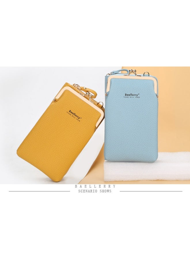baellerry Korean Mobile Phone Bag Vertical Women's Bag Fashion Senior Sense Women's Single Shoulder Crossbody Bag Purse  - Image 4