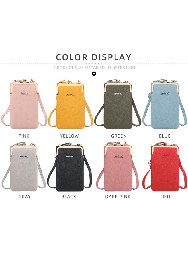 baellerry Korean Mobile Phone Bag Vertical Women's Bag Fashion Senior Sense Women's Single Shoulder Crossbody Bag Purse  - Image 5