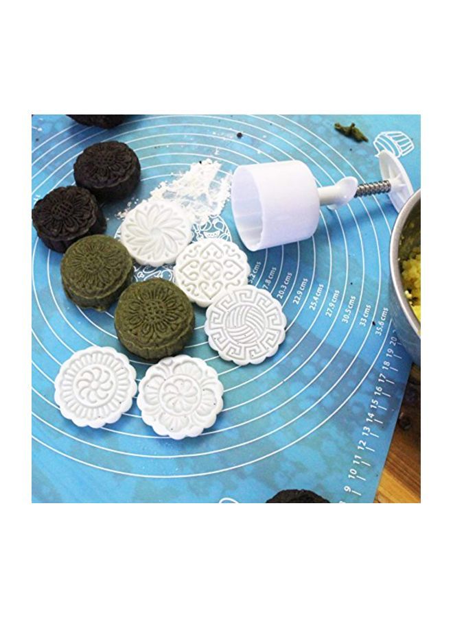 نيبمينينت قالب كيك قمري مع 6 طوابع أبيض - Image 2