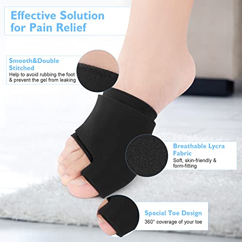 Helthrelife Forefoot Toe Ice Pack, Helthrelife Ball of Foot Pain Relief Cold&Heat Therapy Gel Foot Ice Pack for Swelling, Plantar Fasciitis, Blisters, Bunions, Hallux Valgus, Sport Injuries, Flat feet - Image 3