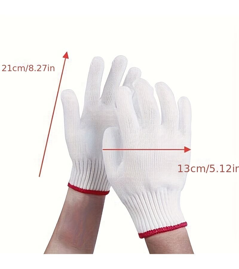 Full Coverage Two Handed Gloves Nylon Lightweight Suitable For Bedroom Bathroom Use Sensitive Skin 4pcs - Image 2