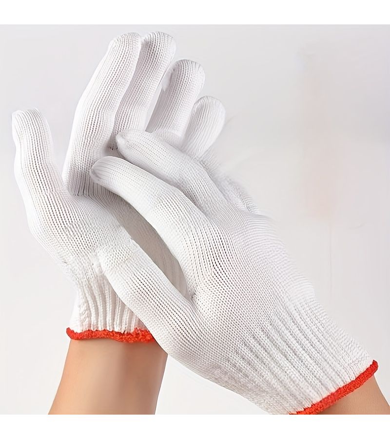 Full Coverage Two Handed Gloves Nylon Lightweight Suitable For Bedroom Bathroom Use Sensitive Skin 4pcs - Image 1