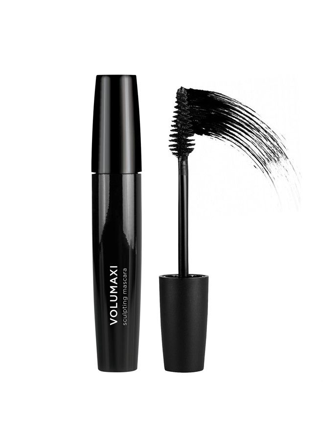 Nouba Volumaxi Sculpting Black Mascara - Volumzing, Buildable, Lengthening, Defining, Multiplying, Curling Mascara, Eyelash Eye Makeup Long Lasting Creamy Mascara for Fake Lash Effect 18ml - Image 2