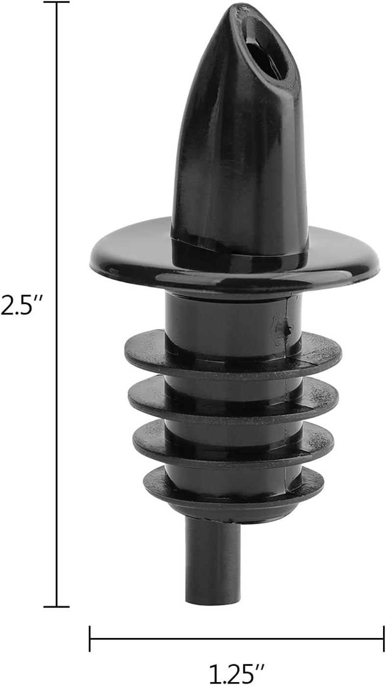 Hedume 50 Pack Bottle Pourers, Free Flow Pourers, Liquor Bottle Pourers Perfect for Pubs, Clubs, Restaurants, Bars, Coffee Shops and Diners - Image 2