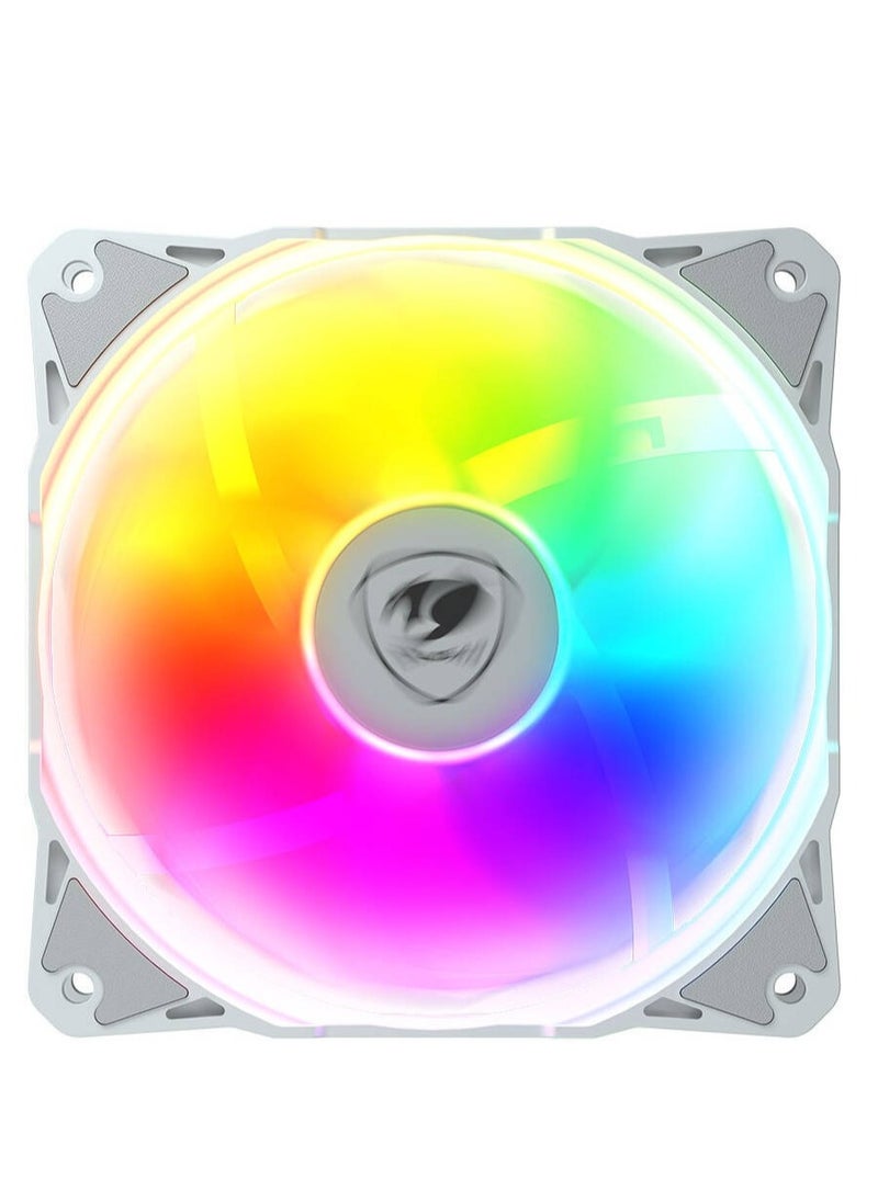 Cougar Cougar Poseidon Elite aRGB AIO Liquid Cooler, 360mm Radiator Length, Copper Cold Plate, 2700 RPM Pump Speed, 120mm Fan, 2200 RPM Fan Speed, 62.53 CFM Airflow, White | 3MPSD360.0002  - Image 4
