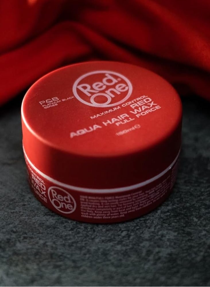 ريد ون شمع تصفيف الشعر RedOne Aqua أحمر 150 مل – ثبات قوي ولمعان طويل الأمد - Image 2