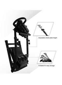Flash Hawk Foldable Racing Steering Wheel Stand for Logitech G25/G27/G29/G920/AG204 and Thrustmaster  - Image 5