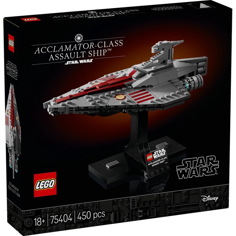 LEGO - Starwars Acclamator-Class Assault Ship 450 Pieces - 75404 - Image 1