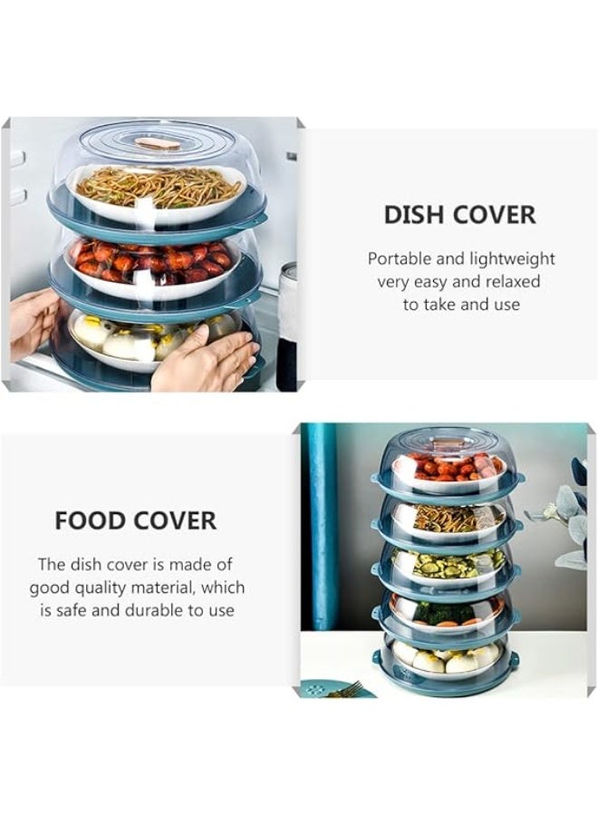 اطباق غطاء اكليرك للتلاجة (عدد قطعة واحدة) لتغطية  الطعام  والتورت – غطاء اكليرك لحفظ الطعام وحمايته من الرذاذ – غطاء طعام شفاف - غطاء أطباق قابل لإعادة الاستخدام الثلاجة - غطاء اطباق-  تصميم عملي لحفظ الحرارة - غطاء طبق - أغطية الاطباق – اطباق حفظ الاكل  والكيك والمخبوزات - Image 2