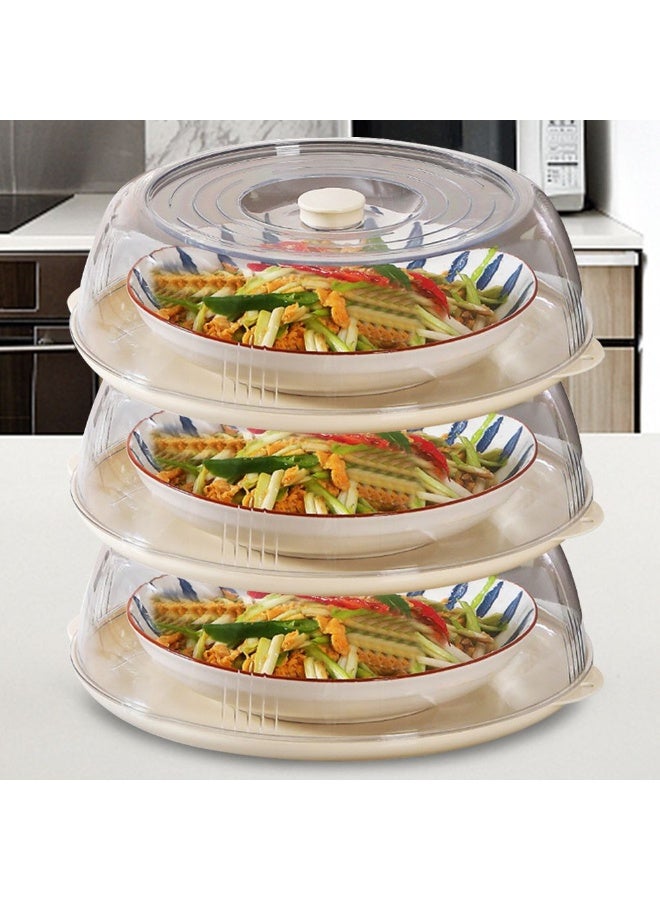 اطباق غطاء اكليرك للتلاجة (عدد قطعة واحدة) لتغطية  الطعام  والتورت – غطاء اكليرك لحفظ الطعام وحمايته من الرذاذ – غطاء طعام شفاف - غطاء أطباق قابل لإعادة الاستخدام الثلاجة - غطاء اطباق-  تصميم عملي لحفظ الحرارة - غطاء طبق - أغطية الاطباق – اطباق حفظ الاكل  والكيك والمخبوزات - Image 5