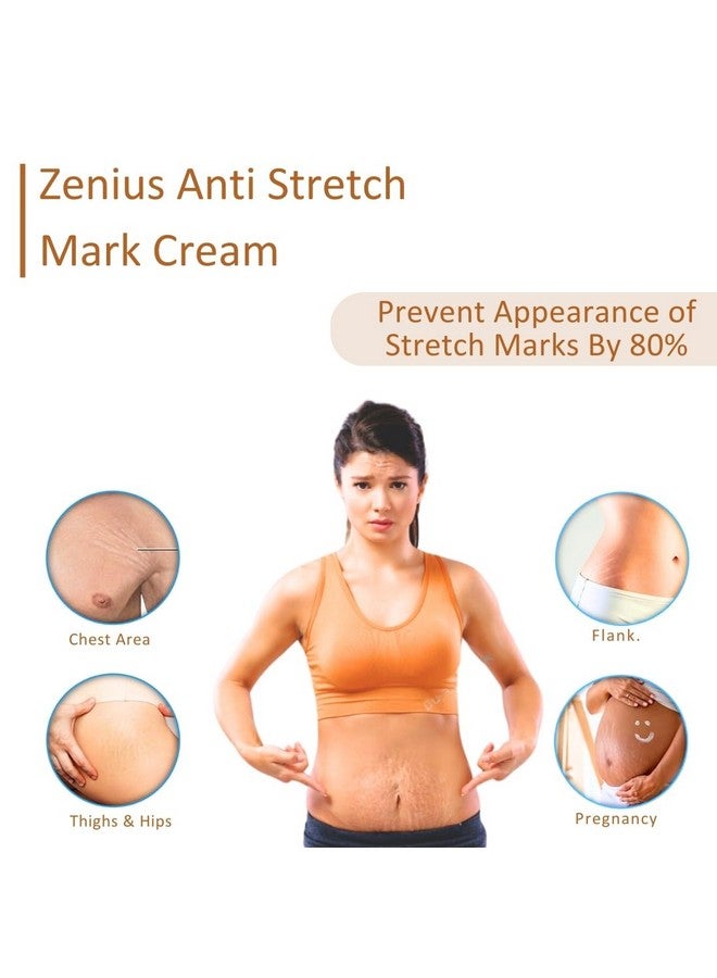 ZENIUS Ayurvedic Stretch Mark Cream | Improves appearance of Fresh and Mature Stretch Marks | Infused with Hyaluronic Acid & Rosehip Oil | Natural and Cruelty-Free | 50 gm (Pack of 2) - Image 2