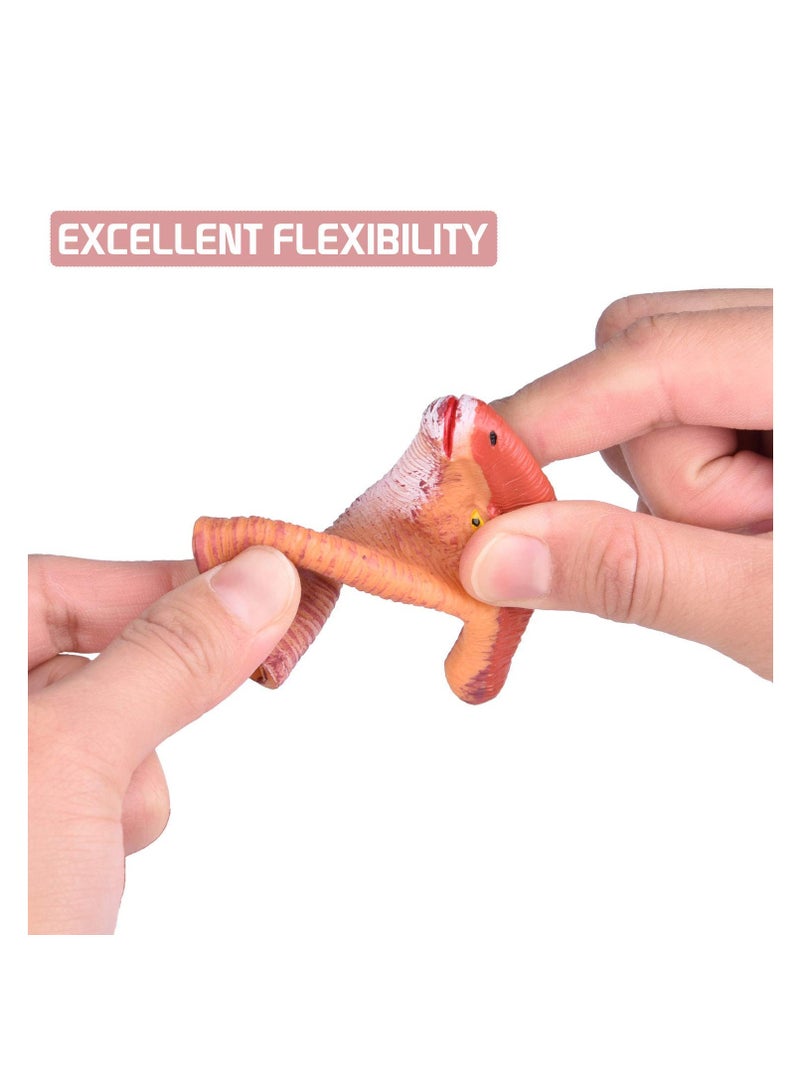 Zikra Fun Little Toys 5 Pcs Dinosaur Head Finger Puppets, Best Choice for Party Favors, Stocking Stuffers, Pinata Fillers and Goodie Bag Fillers - Image 5