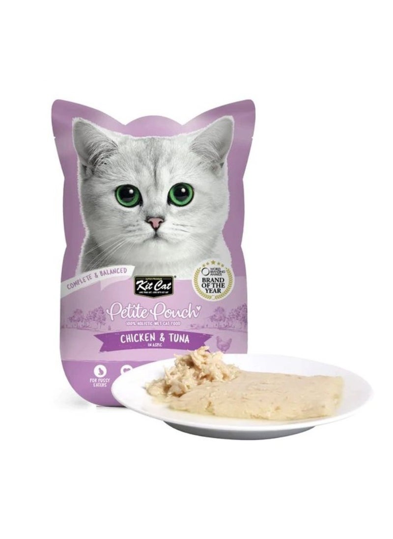 Kit Cat Cat Wet Treat Chicken And Tuna Flavor 10g Pack Of 6  - Image 2